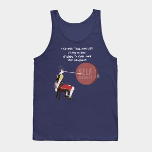 Lying is bad Tank Top